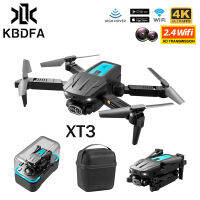 JDD【In Stock】【Original Available】 XT3ใหม่มินิหลีกเลี่ยงอุปสรรคพับ UAVs 4K HD Aerial Photo กล้อง Optical Flow ตำแหน่ง UAV Quadcopters ของเล่นของขวัญ