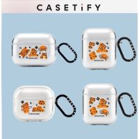 MUZIKTIGER Casetify Transparent Tiger Sticker For Airpods 1 2 3 1st 2nd Gen Pro Headphones  Soft Silicone Wireless Headset Cover