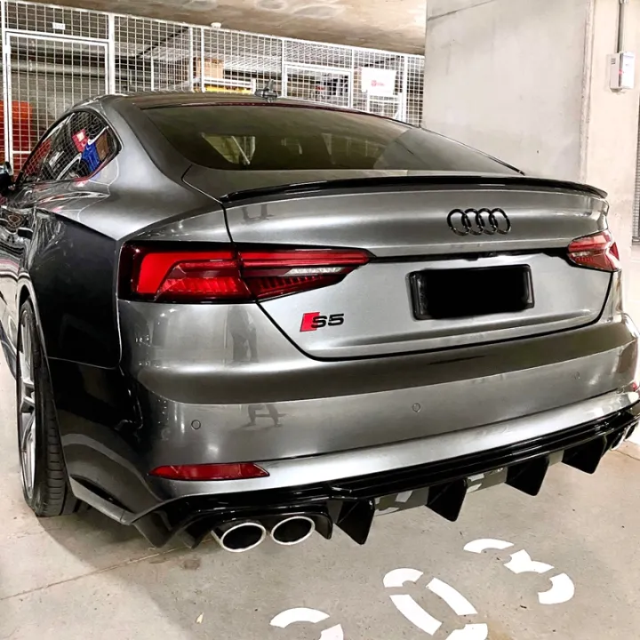 Carbon Fiber Spoiler For AUDI A5 S5 RS5 B9 Sportback Coupe 20172020 Wing Lip Spoilers Car