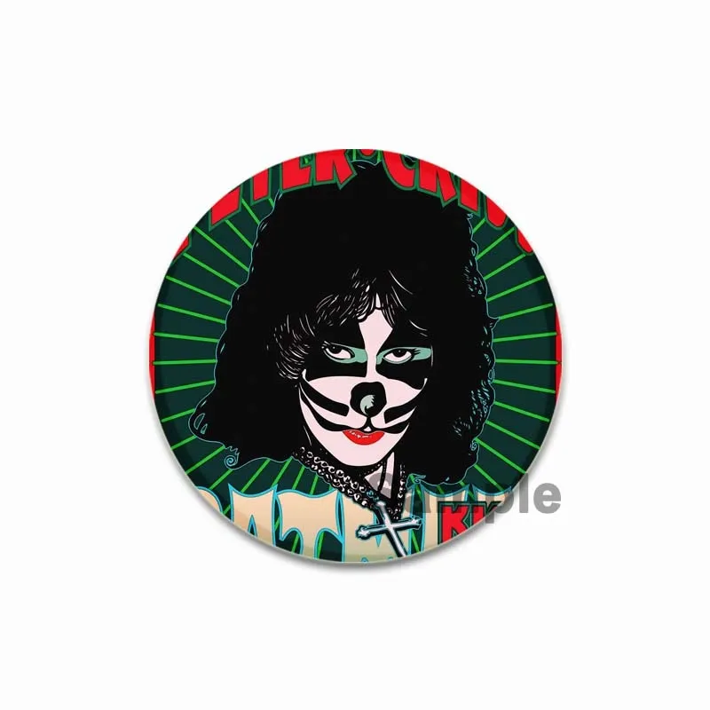 Classic Rock Band Kiss Enamel Pins Fashion Jewelry Accessories Singer  Brooch for Backpack Clothes Decoration Lapel