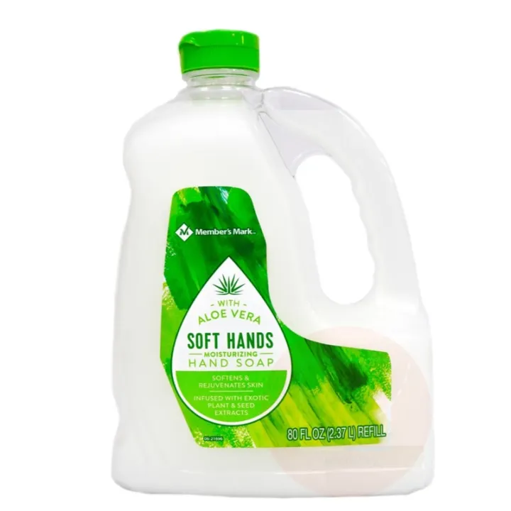 Member’s Mark Hand Soap/Wash Refill Sofhand Aloe Vera, Healthy Hands