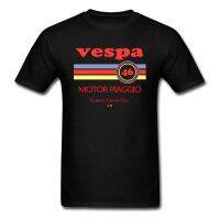 Vespa Motor Piaggio Italy Motorbike Vintage Tshirts fashion 3D printing Logo Design mens top