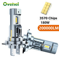 OVEHEL ไฟหน้า LED H4 H8 H11 9012 CANBUS ไฟหน้าหลอดไฟ H7 LED 100W 20000LM 9005โคมไฟรถยนต์สำหรับ BMW Ford Benz Renault VW Audi