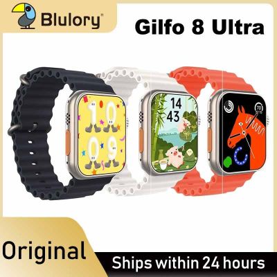 ZZOOI Newest 2022 Blulory Smart Watch 8 Ultra NFC Smartwatch Men Women Bluetooth Call Waterproof IP68 Wireless Charging HD Screen