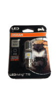 หลอดไฟหน้า OSRAM LED T19 สำหรับมอเตอร์ไซค์ COOL WHITE 6000K