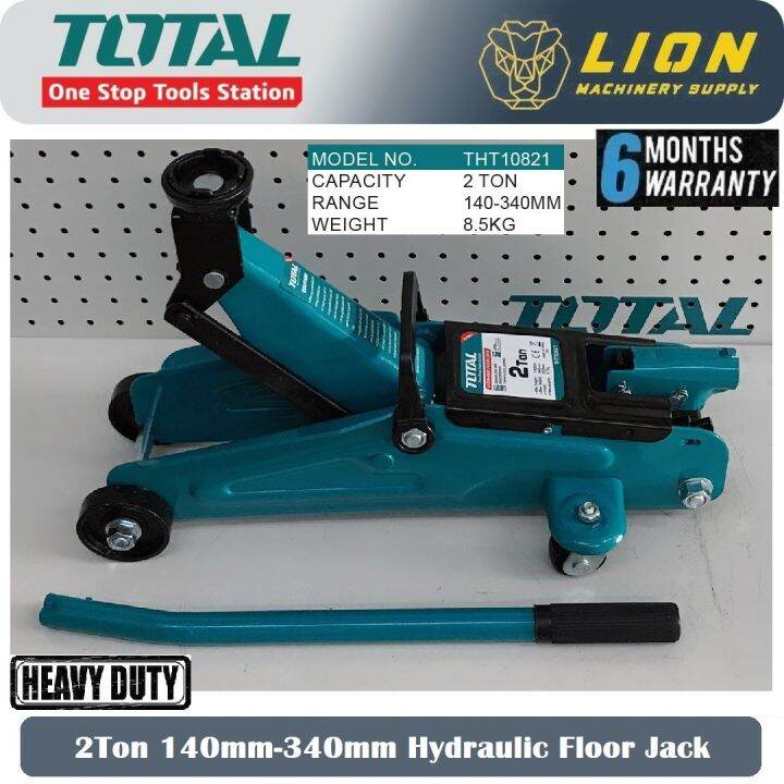 Total 2Ton Hydraulic Floor Jack 8.7kg THT10821 - Original Total Product ...