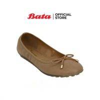 Bata LADIESCASUAL รองเท้าลำลองแฟชั่นสตรี BALLARINA แบบสวม สีเบจ รหัส 5514282