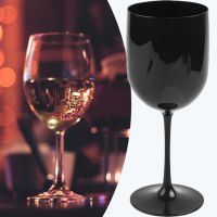 401-500 ML Plastic Wine Glass Red Wine Glass Champagne Glass Cocktail Cup White Red Black Creative Banquet Bar Restaurant Cups  Mugs Saucers