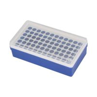 【CW】☁∏  Plastic Rectangular 72 Sockets 1.5ML Centrifuge Tube Holder With Transparent Lid Laboratory Test Bracket Lab Supplies