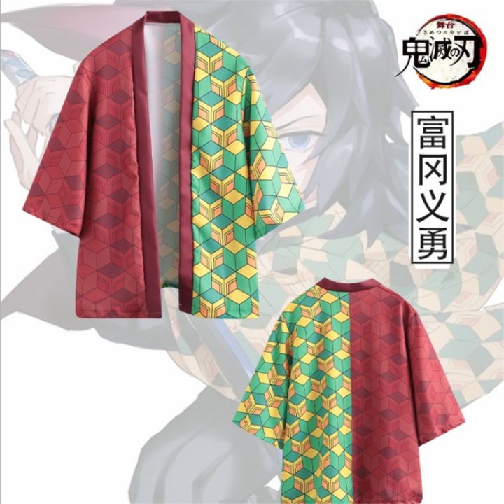 ิมพ์เซาท์3d-anime-kimono-haori-demayer-kimetsu-no-yaiba-yukata-คอสเพลย์-streetwear-ถูกต้องตามกฎหมาย-zenitsu-tanjir-manto