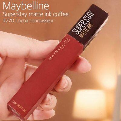 Maybelline Superstay Matte Ink Coffee Edition #270 - COCOA CONNOISSEUR (สินค้านำเข้า)