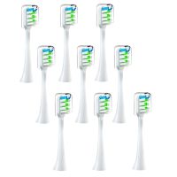 9PCS Replacement Brush Heads for SOOCAS V1 V2 X3 X3U X5 D2 D3 SOOCARE Sonic Electric Toothbrush Head Soft Bristle