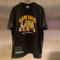 AP เสื้อยืดผู้ชาย Legion Of The Apes Camping Pattern Monogram ลายลำลองแขนสั้น1394