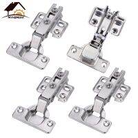 Myhomera 4X Hinge Cabinet Door Hinges Closer Kitchen Cupboard Hardware Full-Overlay Half-Overlay Embed No Hydraulic Buffer