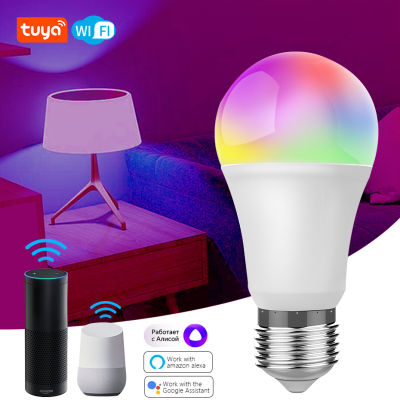 Tuya 9W WiFi Smart LED Light Bulb ewelink 220V E27 RGB LED Lamp Dimmable Smart Life APP for Google Home Assistant Echo Alexa