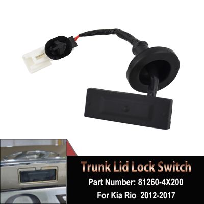 ¤✎ Premium Quality 81260-4X200 Door Handle Trunk Lock Release Switch Car Styling For KIA RIO K2 2012 2013 2014 2015 2016 2017