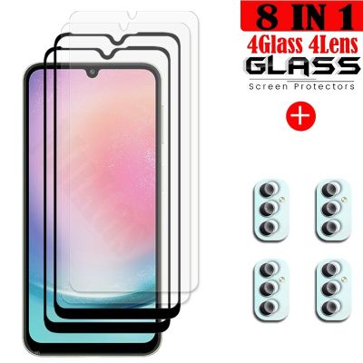 Full Glue Tempered Glass For Samsung Galaxy A24 Screen Protector Glass For Samsung A24 4G Camera Film For Samsung A24 5G Drills Drivers