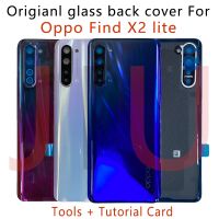 Original Glass For Oppo Find X2 Lite Back Housing Back Cover Find x2 lite Battery Cover Replacement Parts