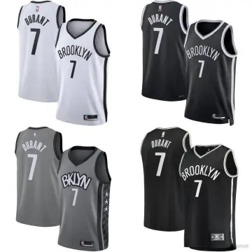 Nike Kevin Durant Brooklyn Nets Jersey Men XXL Black Earned Edition  Swingman
