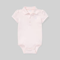 Polo Ralph Lauren Kids BODYSUIT ชุดคลุมเด็ก Baby Girls รุ่น CWPOOPCF1M20006 สี 650 DELICATE PINK