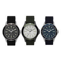 Timex TW2T75400 ,TW2T75500 ,TW2T75600ATLANTIS NAVI หน้าปัด 41 มม. นาฬิกาข้อมือผู้ชาย สายผ้า