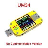 【✆New✆】 buhejire Um34/Um34c Usb 3.0ชนิด-C แรงดันไฟฟ้ากระแสตรงโวลต์มิเตอร์แอมมิเตอร์สายวัดค่าตัวทดสอบความต้านทาน20% ปิด