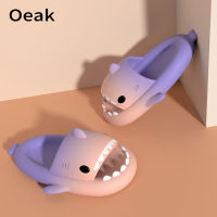 Oeak ฤดูร้อนผู้ชายผู้หญิง Shark รองเท้าแตะ EVA รองเท้าแตะในร่มการ์ตูนคู่สไลด์รองเท้าแตะชายหาดลื่น Soft House Bath Shoes