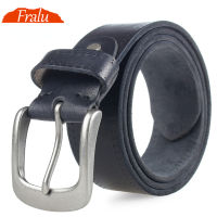 FRALU cinto de couro genuíno masculino pele natural cowboys vintage luxo designer cintos alta qualidade correia entrega em 24