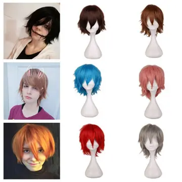 Bộ tóc giả màu đỏ dùng hóa trang nhân vật anime  E3 Audio Miền Nam