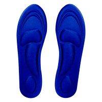 1pair Men Women Memory Foam Arch Support Non Slip Sport Pads Flat Feet Sponge Insoles Pain Relief Cushioning 4D High Elastic