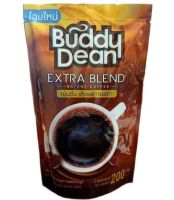 กาแฟดำ กาแฟบัดดี้ดีน เอ็กซ์ตร้าเบลนด์ Buddy Dean Extra Blend Instant Coffee 200 กรัม ชงได้ถึง 100แก้ว