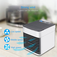 AIR ConditionerแบบพกพาAir MINI Cooler 7 สีLED USB Coolerพัดลมพัดลมระบายความร้อนพื้นที่ส่วนตัวพัดลมสำหรับOfficeห้อง hot sell