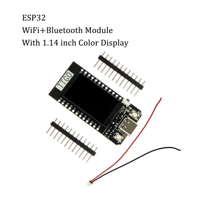 ttgo-t-display-esp32-wifi-และ-bluetooth-module-development-board-สำหรับ-air-duino-1-14นิ้ว-lcd-4mb