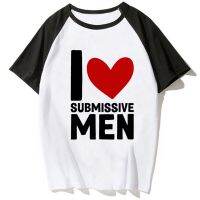 ฉันรัก Submissive เสื้อผู้ชายผู้หญิงแบบสตรีทเสื้อมังงะตลกเสื้อสไตล์อานิเมะสาว