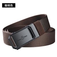 POLO Paul mens belt canvas belt thick wear-resistant nylon belt mens all-match casual and durable new style