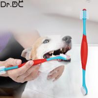 Dr.DC Dog Toothbrush Teeth Cleaning Bad Breath Care Nontoxic Tooth Brush Tool Dog Cat Cleaning Supplies Pets Accessories Brushes  Combs