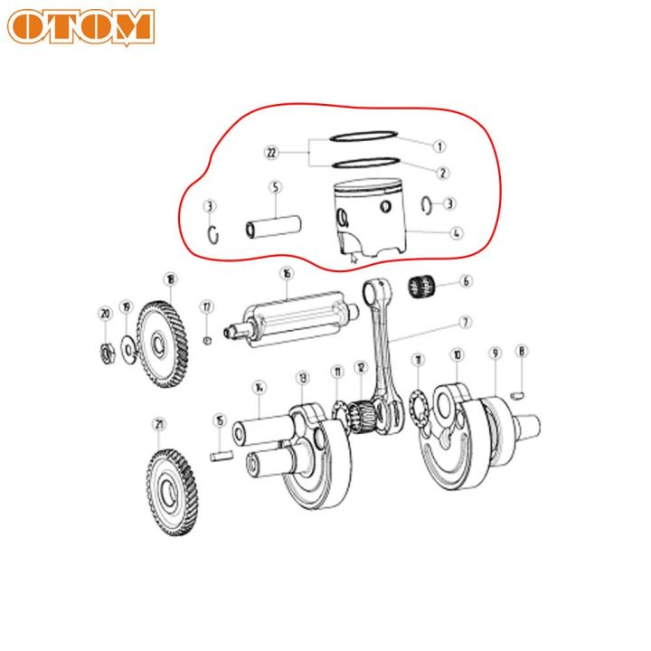 รถจักรยานยนต์-otom-ชุดลูกสูบ66-8มม-และขา16มม-สำหรับยามาฮ่า-mt250-dt230ออฟโรดมอเตอร์ครอส-dt-250cc-อะไหล่มาตรฐาน