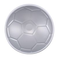 1 PCS 3D Half Round Ball Shaped Football Cake Mold 8 inch Thickening Aluminum Alloy Mould Birthday Baking Pan