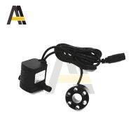 {RUIO}DC5.5 12V 3W DC ปั๊มน้ำปั๊มจุ่มกันน้ำ1020ไฟ LED ปั๊มน้ำแสงที่มีสีสันมี6หลุม