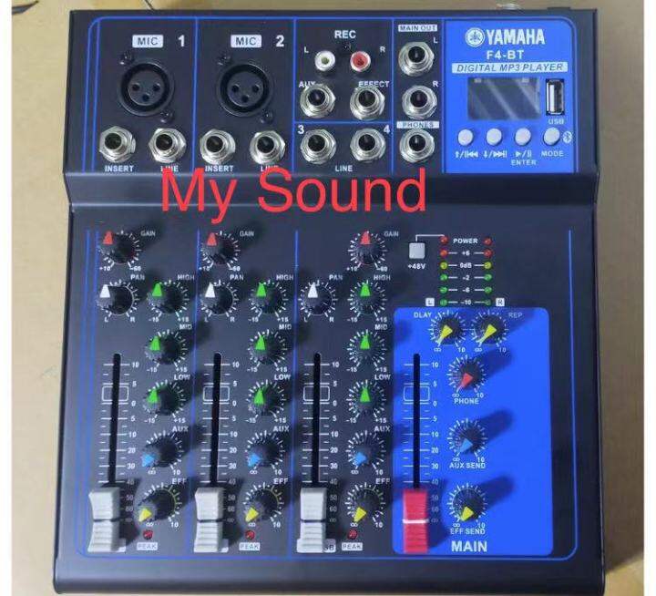 Yamaha 4 CHANNEL mixer with Usb & Bluetooth Lazada PH