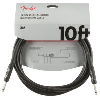 Fender® สายแจ็คกีตาร์ 3 เมตร หัวตรง/หัวตรง ของแท้  รุ่น Pro Series (3M/10FT Instrument Cable / Straight-Straight, Guitar Cable, สายแจ็คกีตาร์)