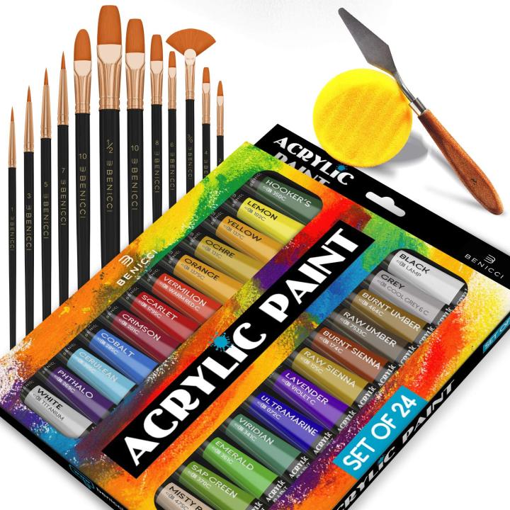 acrylic paint set for beginners