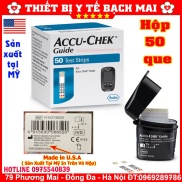 Que Thử Đường Huyết, Que Thử Tiểu Đường ACCUCHECK GUIDE HỘP 50 QUE