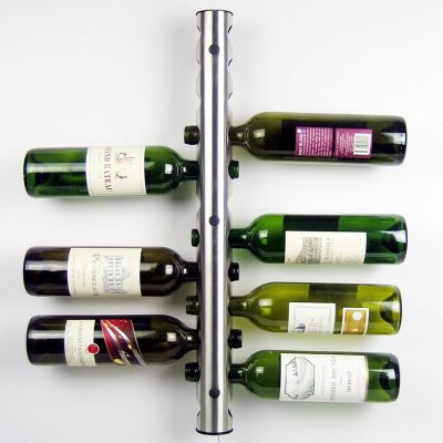 Creative 8 Holes 12 Holes Stainless Steel Wine Holders Kitchen Bar Wine Racks Holder Wine Bottle Display Stand Rack Organizer