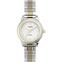 Timex Womens Classic 28mm Expansion Band Watch Two-Tone