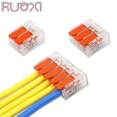 Cable Connector 6mm2 Orange Mini Quick Connector Universal Compact Cable Connector Household Wire Terminal Connector