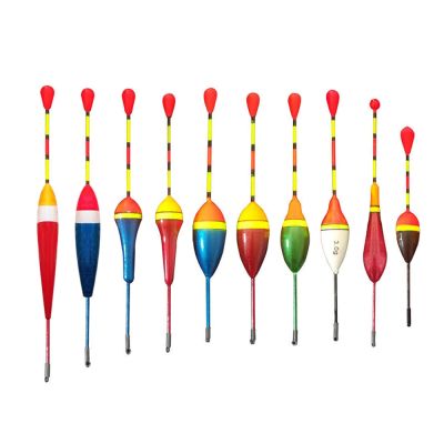 【YF】✾▽  5pcs Fishing Set Buoy Bobber Stick Fluctuate Size Color float buoy Accessories