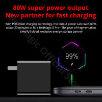 Nubia RedMagic 8 Pro PD Fast Charger 66W 80W 120W 165W Gan PD Power Charger สำหรับ Oneplus 11 Rog 7 Iqoo 11pro OPPO Power Charger