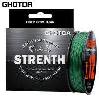 12 Strands Braided PE Fishing Line 100M 22.5-132LB Multifilament Smooth Fishing Line for Fishing Lure Bait Fishing Lines