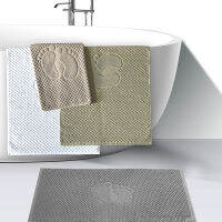 Solid Color Cotton Bath Mat Bathroom Cars Non-slip Area Rug Ho SPA Shower Room Foot Pads Absorbent Toilet Tub Mats